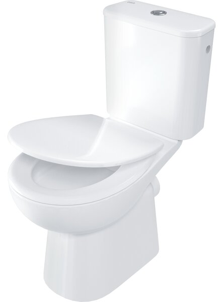 Deante Deante, kombinált WC 635x350x755 mm + WC-ülőke, fehér fényes felülettel, DEA-CDFD6RPS