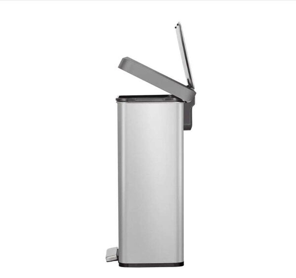 EKO Cozy Pedálos Szemetes - 45 Liter, Rozsdamentes Acél