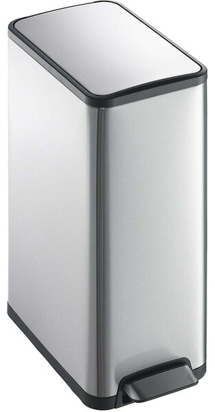 EKO Ecoslim Pedálos Szemetes - Rozsdamentes Acél - 45 Liter