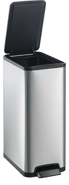 EKO Ecoslim Pedálos Szemetes - Rozsdamentes Acél - 45 Liter