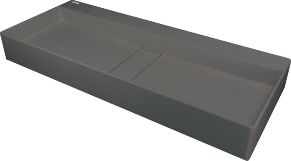 Deante Blur, gránit asztali mosdó 800x400x120 mm, antracit metál, DEA-CQB_TU8S