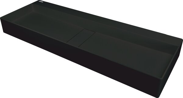 Deante Blur, gránit asztali mosdó 1000x400x120 mm, fekete, DEA-CQB_NU1S