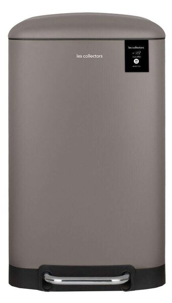 Lépeses szemeteskosár, Les Collectors, N719, 30 liter, 1 rekesz, taupe szín
