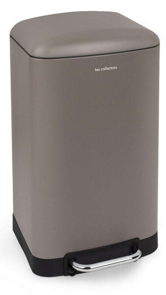 Lépeses szemeteskosár, Les Collectors, N719, 30 liter, 1 rekesz, taupe szín