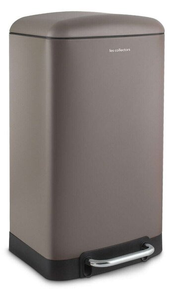 Lépeses szemeteskosár, Les Collectors, N719, 30 liter, 1 rekesz, taupe szín