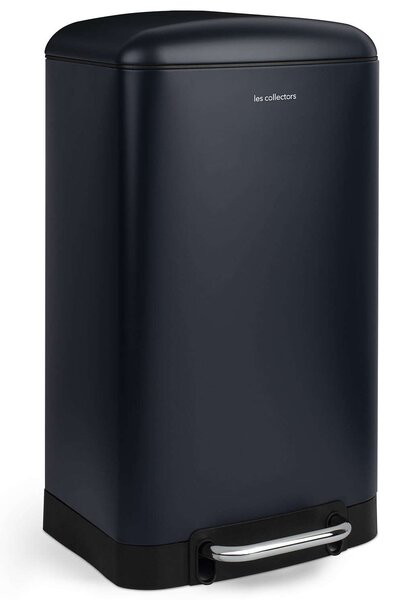 Les Collectors Pedálos Szemetes - Rozsdamentes Acél - 40 Liter - Sötétkék