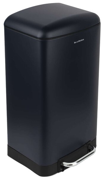 Les Collectors Pedálos Szemetes - Rozsdamentes Acél - 40 Liter - Sötétkék