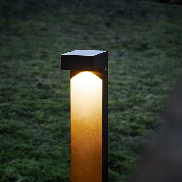 LOOM DESIGN LED ösvény világítás, Arn, corten acél, magasság 70 cm, alumínium, Barna / rozsda, Alumínium, Modern