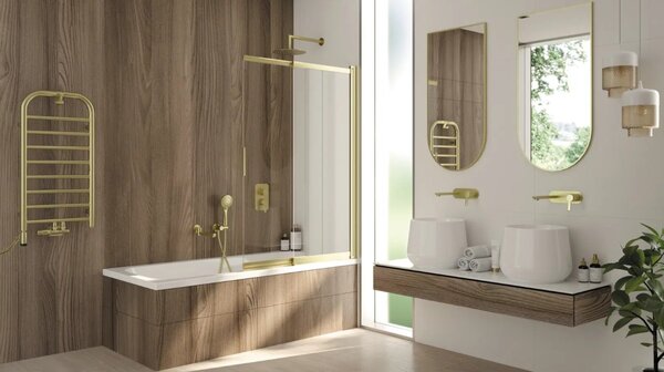 Deante Silia, fürdőszoba radiátor 500x1210 mm, 458W, grafit, DEA-AGI_DG41