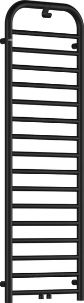 Deante Silia, fürdőszoba radiátor 500x1570 mm, 586W, fekete matt, DEA-AGI_NG51