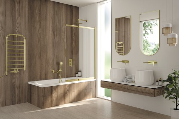 Deante Silia, fürdőszoba radiátor 500x850 mm, 335W, arany matt, DEA-AGI_RG31
