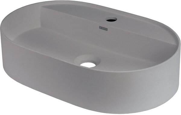 Deante Silia, gránit munkalap mosdó 550x350x125 mm, metálszürke, DEA-CQS_SU6B