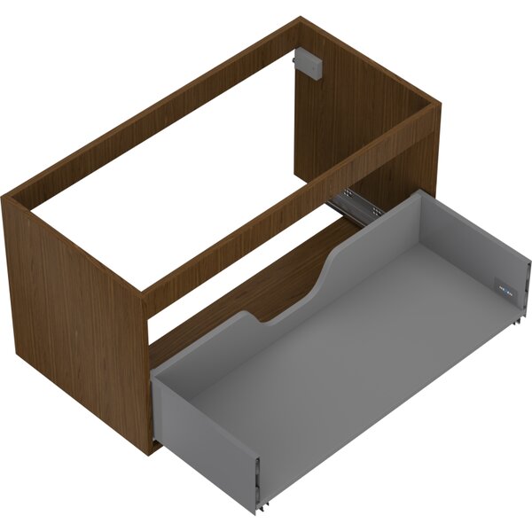 Mexen Box-A, fali szekrény 90 cm, 1 fiók, diófa, 91AX0-0900-470-1-86