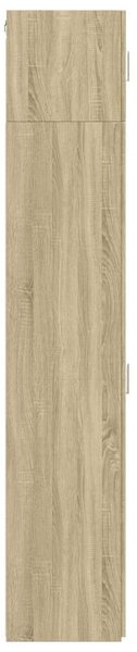 VidaXL sonoma tölgy szerelt fa vékony tárolószekrény 30x42,5x225 cm