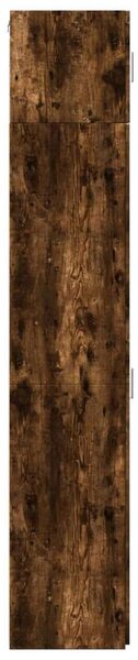 VidaXL füstös tölgy szerelt fa vékony tárolószekrény 30x42,5x225 cm
