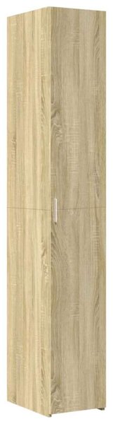 VidaXL sonoma tölgy szerelt fa vékony tárolószekrény 30x42,5x225 cm