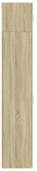 VidaXL sonoma tölgy szerelt fa vékony tárolószekrény 45x42,5x225 cm
