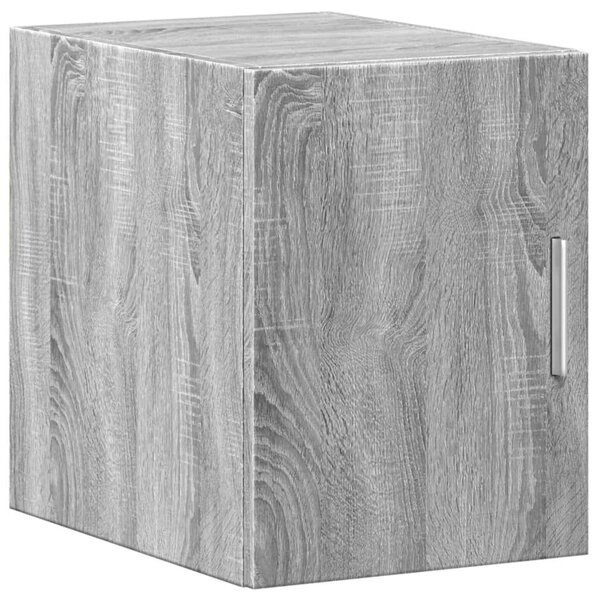 VidaXL szürke sonoma szerelt fa vékony tárolószekrény 30x42,5x225 cm