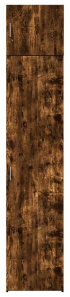 VidaXL füstös tölgy szerelt fa vékony tárolószekrény 45x42,5x225 cm