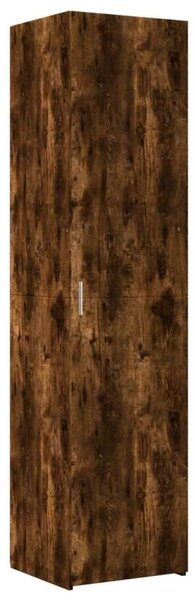 VidaXL füstös tölgy szerelt fa vékony tárolószekrény 45x42,5x225 cm