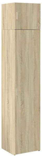 VidaXL sonoma tölgy szerelt fa vékony tárolószekrény 45x42,5x225 cm