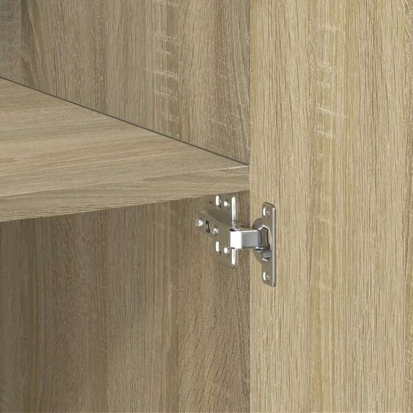 VidaXL sonoma tölgy szerelt fa tárolószekrény 70 x 42,5 x 225 cm