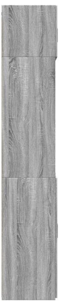 VidaXL szürke sonoma színű szerelt fa tárolószekrény 70x42,5x225 cm