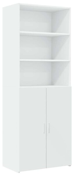 VidaXL fehér szerelt fa tárolószekrény 70 x 42,5 x 225 cm