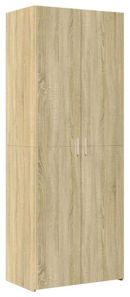 VidaXL sonoma tölgy szerelt fa tárolószekrény 70 x 42,5 x 225 cm