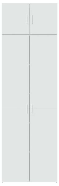 VidaXL fehér szerelt fa tárolószekrény 70 x 42,5 x 225 cm