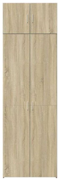 VidaXL sonoma tölgy szerelt fa tárolószekrény 70 x 42,5 x 225 cm