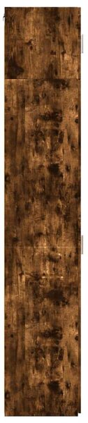 VidaXL füstös tölgy szerelt fa vékony tárolószekrény 50x42,5x225 cm