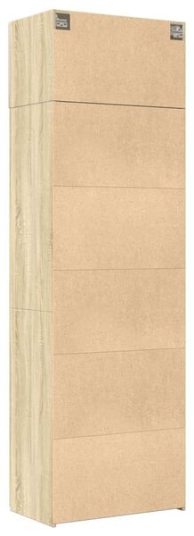 VidaXL sonoma tölgy szerelt fa tárolószekrény 70 x 42,5 x 225 cm