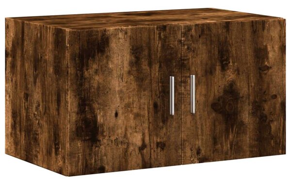 VidaXL füstös tölgy színű szerelt fa tárolószekrény 70 x 42,5 x 225 cm