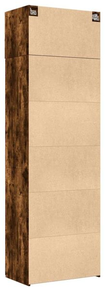 VidaXL füstös tölgy színű szerelt fa tárolószekrény 70 x 42,5 x 225 cm