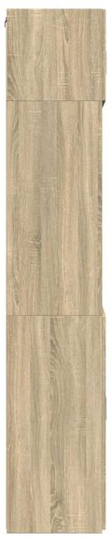 VidaXL sonoma tölgy színű szerelt fa tárolószekrény 80 x 42,5 x 225 cm