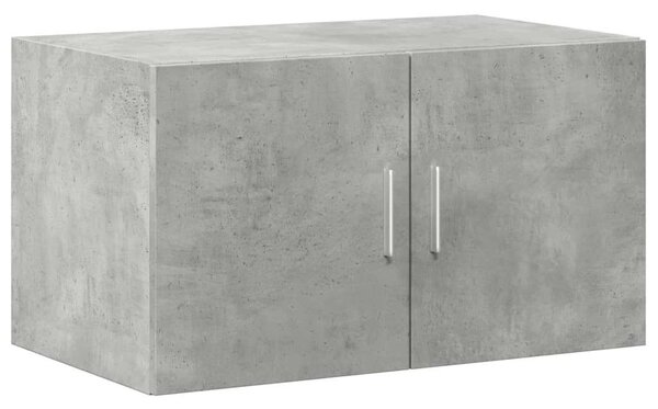 VidaXL betonszürke szerelt fa tárolószekrény 70 x 42,5 x 225 cm