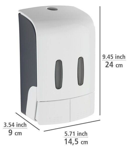 Fehér fali műanyag szappanadagoló 0.96 l Tartas – Wenko