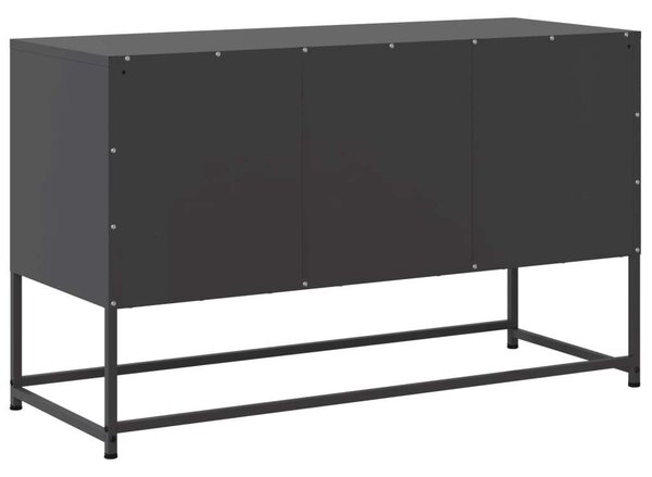 Acél TV-szekrény - Ipari Stílus - 100,5x39x60,5 cm