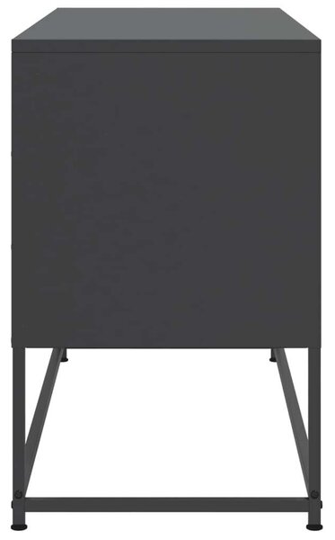 Acél TV-szekrény - Ipari Stílus - 100,5x39x60,5 cm