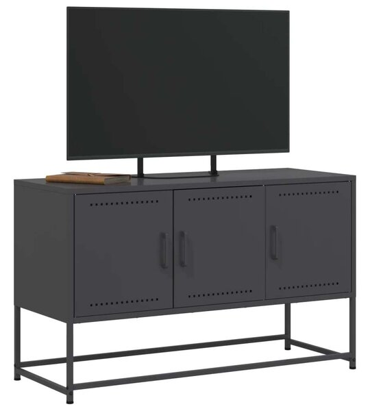 Acél TV-szekrény - Ipari Stílus - 100,5x39x60,5 cm