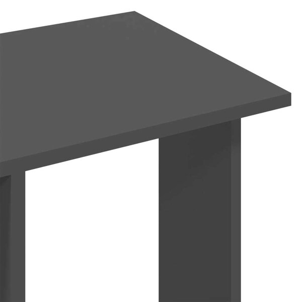 VidaXL Ruhásszekrény - Fa - Fekete - 102x38x110cm