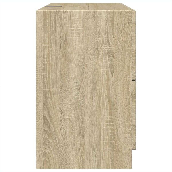 VidaXL sonoma tölgy színű szerelt fa mosdószekrény 78x37x59 cm