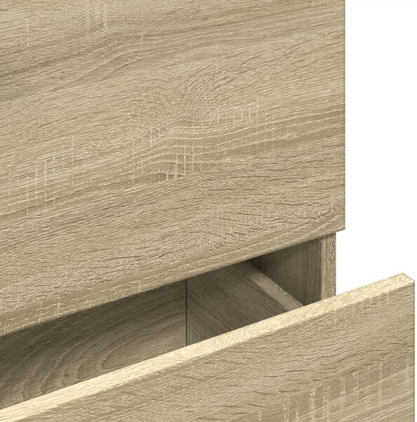 VidaXL sonoma tölgy színű szerelt fa mosdószekrény 78x37x59 cm