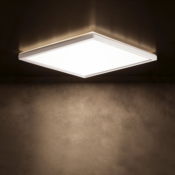 KANLUX KANLUX, AZPO LED mennyezeti lámpa, 420x420mm, 22W, 3000/4000/6000K, IP54, fehér, 31534