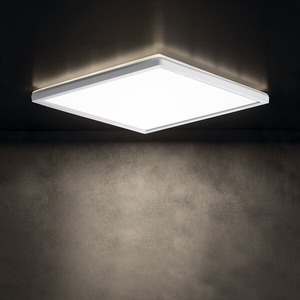 KANLUX KANLUX, AZPO LED mennyezeti lámpa, 420x420mm, 22W, 3000/4000/6000K, IP54, fehér, 31534