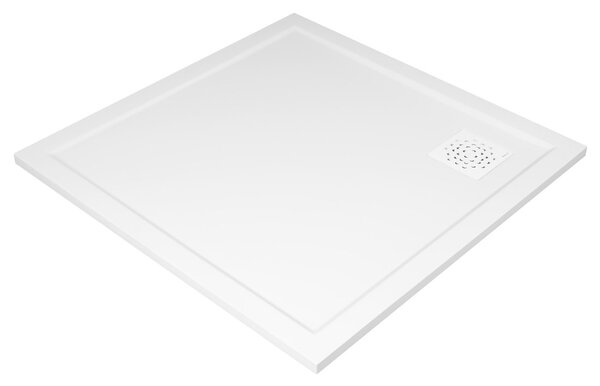 Gelco Gelco, XENA zuhanytálca öntött márványból, négyzet alakú 90x90cm, fehér, HX009
