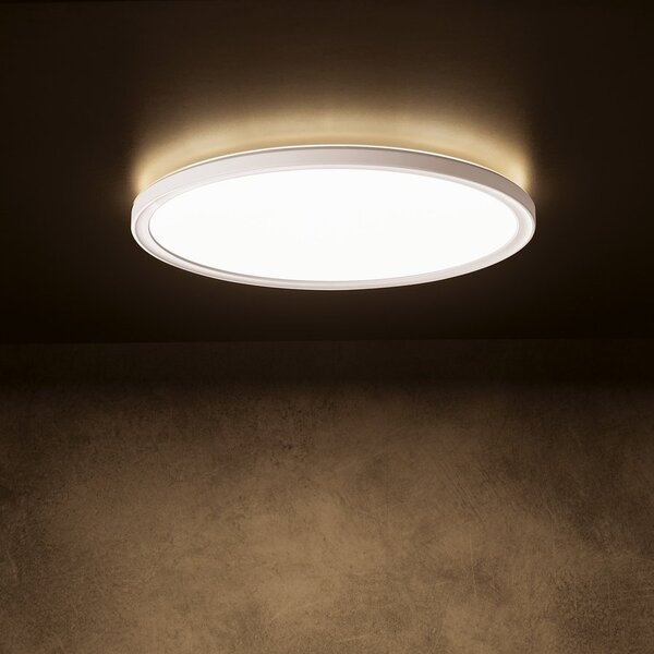 KANLUX KANLUX, AZPO LED mennyezeti lámpa, 225 mm átmérő, 11,8 W, 3000/4000/6000 K, IP54, fehér, 31512
