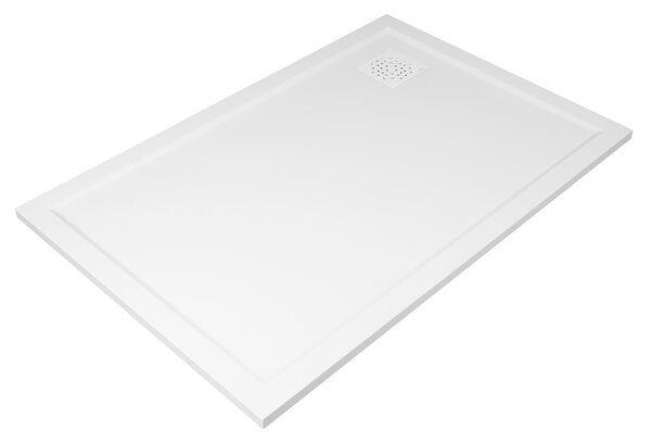 Gelco Gelco, XENA öntött márvány kád, téglalap alakú 120x80cm, fehér, HX12080
