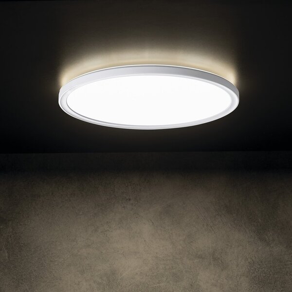 KANLUX KANLUX, AZPO LED mennyezeti lámpa, 225 mm átmérő, 11,8 W, 3000/4000/6000 K, IP54, fehér, 31512